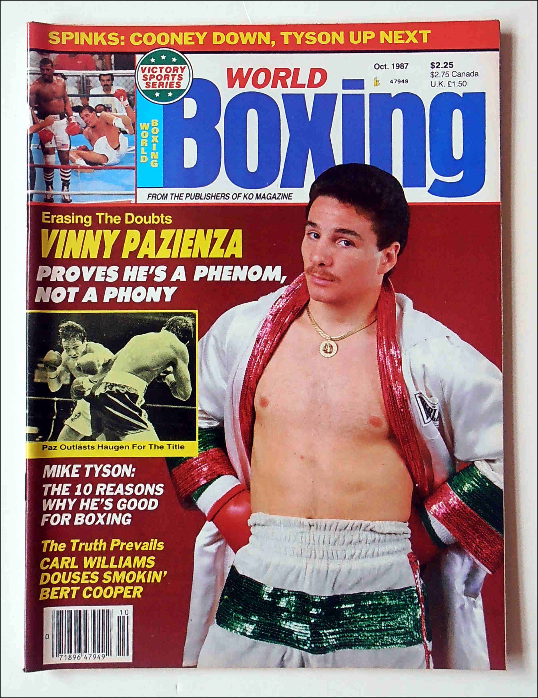 WORLD BOXING Magazine; OCTOBER 1987