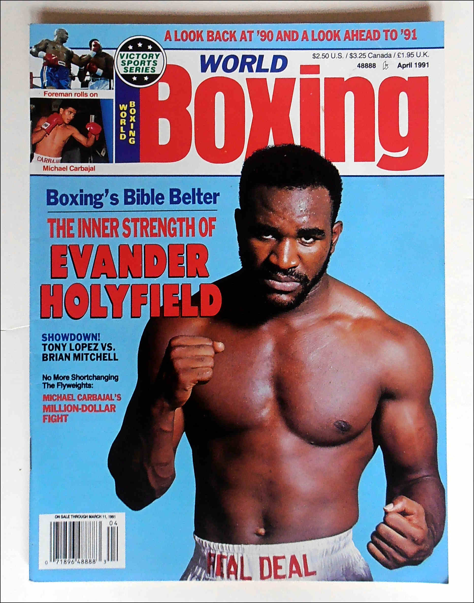 WORLD BOXING Magazine; APRIL 1991