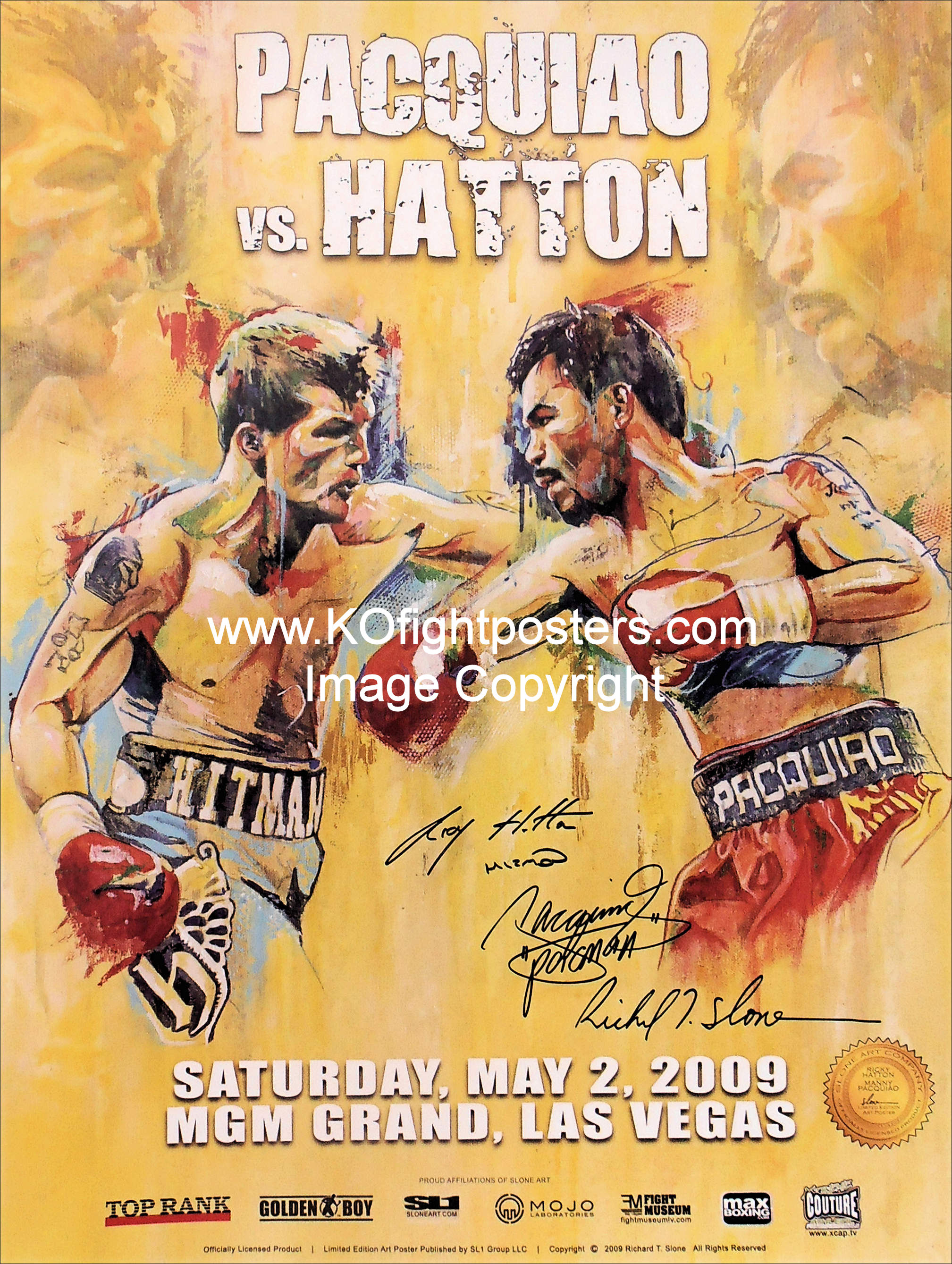 Ricky Hatton Boxing Great Screaming POSTER