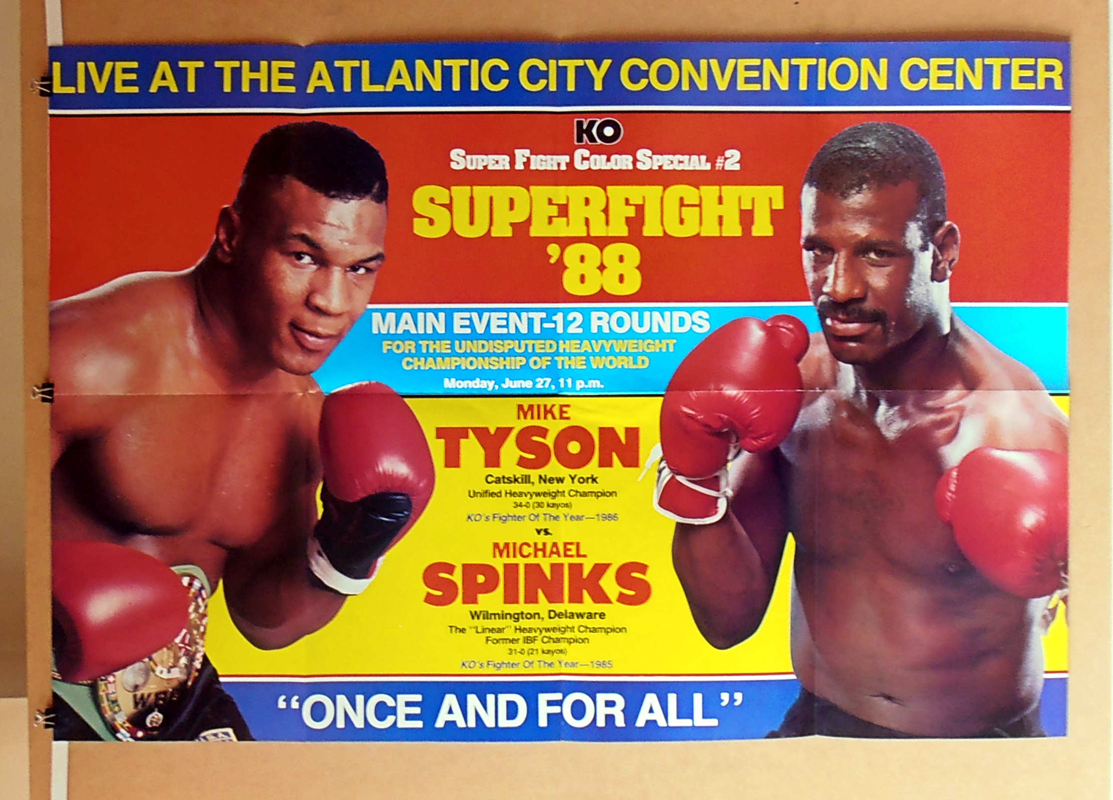 MIKE TYSON vs. MICHAEL SPINKS (KO)