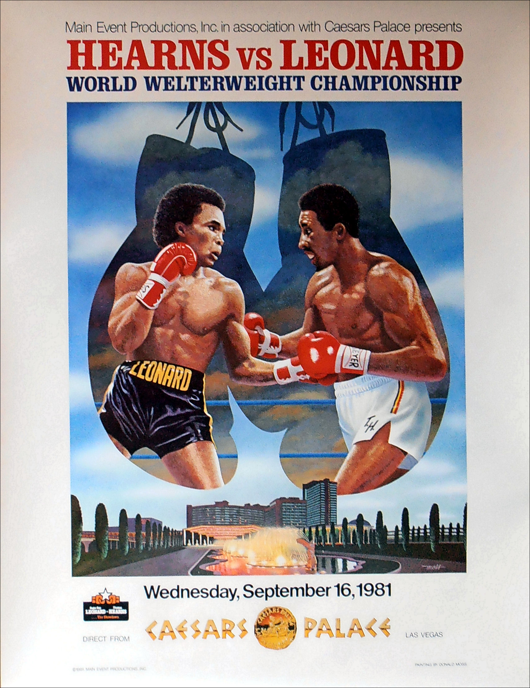 SUGAR RAY LEONARD vs. THOMAS HEARNS 1 (Caesars)